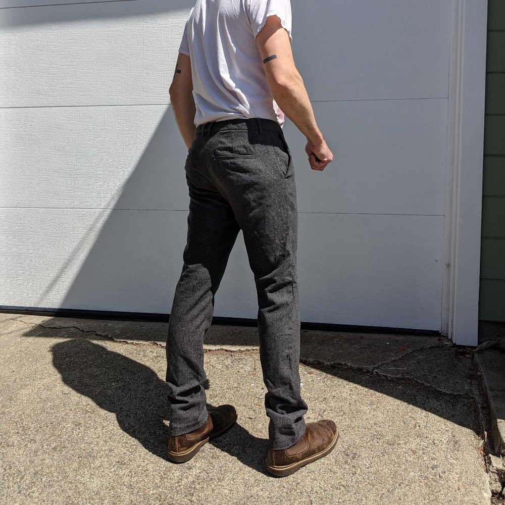 Shades of Grey by Micah Cohen Wool dress pants